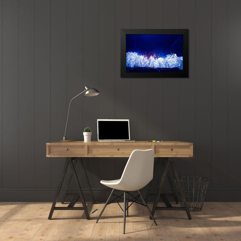Rock City 3 Black Modern Wood Framed Art Print by Malone, Will
