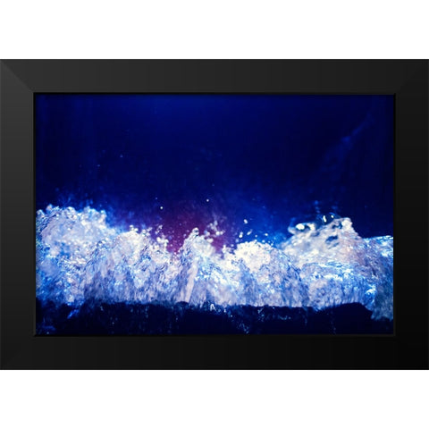 Rock City 3 Black Modern Wood Framed Art Print by Malone, Will