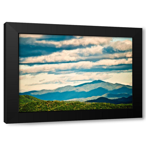 Smokey Black Modern Wood Framed Art Print by Malone, Will