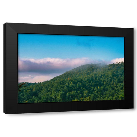 Smokey Morning 2 Black Modern Wood Framed Art Print by Malone, Will