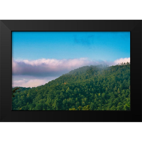 Smokey Morning 2 Black Modern Wood Framed Art Print by Malone, Will