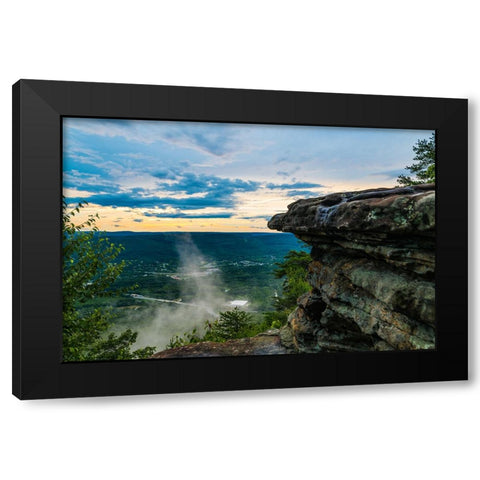 Steam Black Modern Wood Framed Art Print by Malone, Will