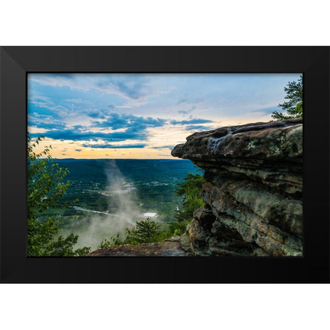 Steam Black Modern Wood Framed Art Print by Malone, Will