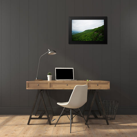 Sunset Rock Black Modern Wood Framed Art Print by Malone, Will