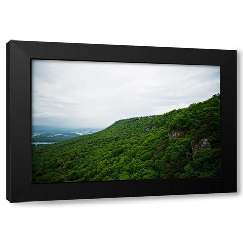 Sunset Rock Black Modern Wood Framed Art Print by Malone, Will