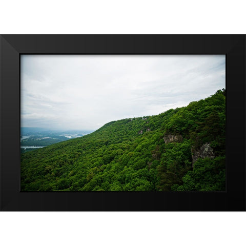 Sunset Rock Black Modern Wood Framed Art Print by Malone, Will