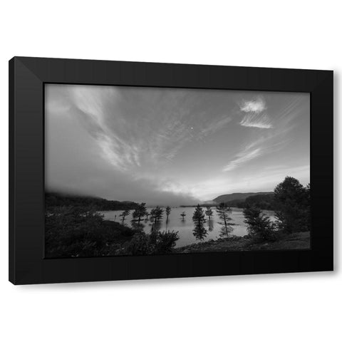 Day Night Black Modern Wood Framed Art Print by Malone, Will