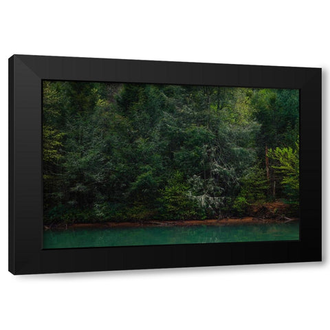 Ocoee Calm 3 Black Modern Wood Framed Art Print by Malone, Will