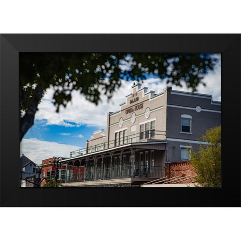 Opera House Black Modern Wood Framed Art Print by Malone, Will