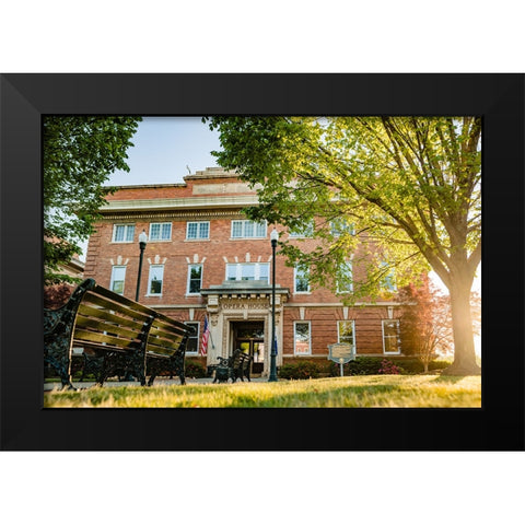 Opera House 2 Black Modern Wood Framed Art Print by Malone, Will