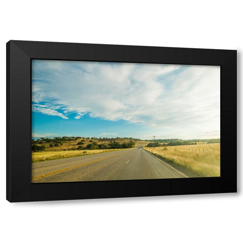 Hill Country  Black Modern Wood Framed Art Print by Malone, Will