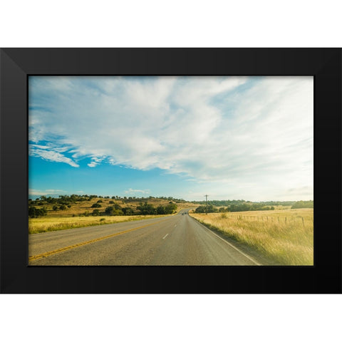 Hill Country  Black Modern Wood Framed Art Print by Malone, Will