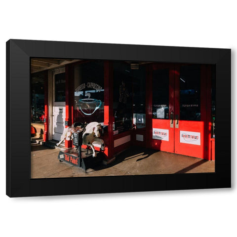 Old Paint Black Modern Wood Framed Art Print with Double Matting by Malone, Will