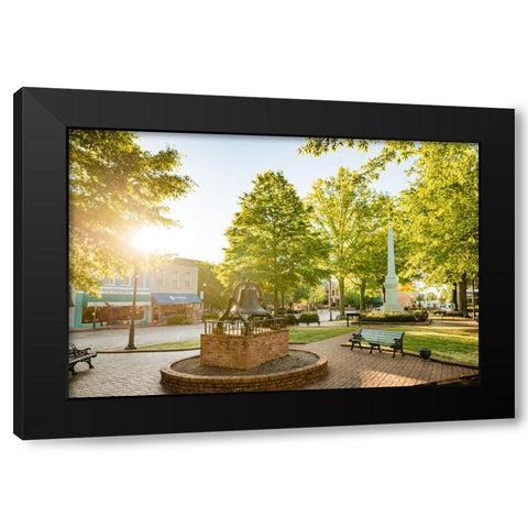 Abbeville Spring Black Modern Wood Framed Art Print with Double Matting by Malone, Will