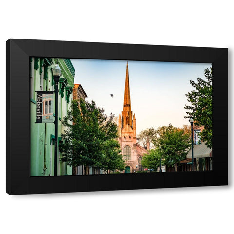 Trinity Black Modern Wood Framed Art Print by Malone, Will