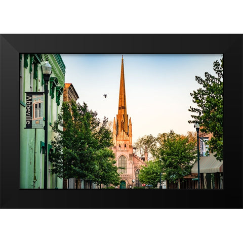 Trinity Black Modern Wood Framed Art Print by Malone, Will