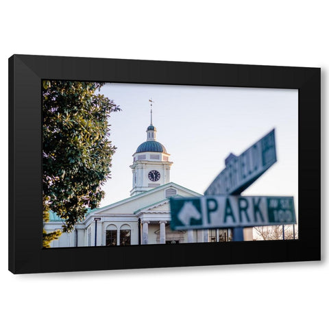 Park Street Black Modern Wood Framed Art Print by Malone, Will