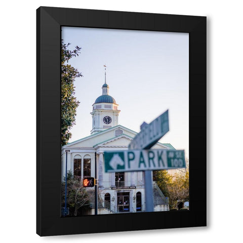 Park Street 2 Black Modern Wood Framed Art Print by Malone, Will