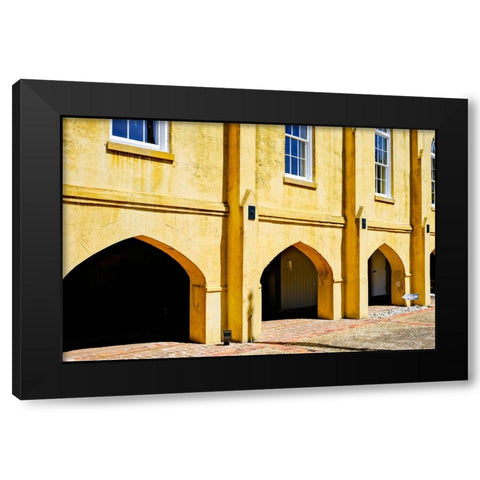 Arsenal Black Modern Wood Framed Art Print with Double Matting by Malone, Will