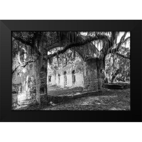 Chapel of Ease 2 Black Modern Wood Framed Art Print by Malone, Will