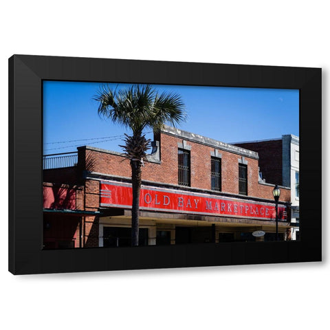 Old Bay Marketplace Black Modern Wood Framed Art Print by Malone, Will