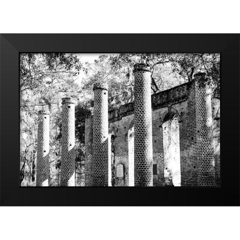 Old Sheldon 2 Black Modern Wood Framed Art Print by Malone, Will