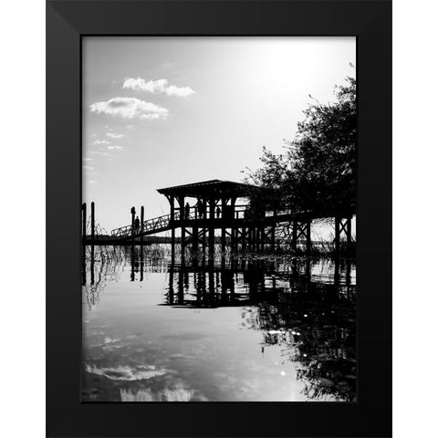 Beautiful Bluffton Day 2 Black Modern Wood Framed Art Print by Malone, Will