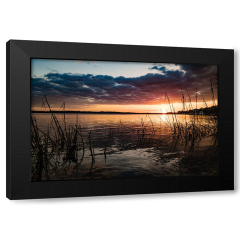 Classic Sunset 2 Black Modern Wood Framed Art Print by Malone, Will