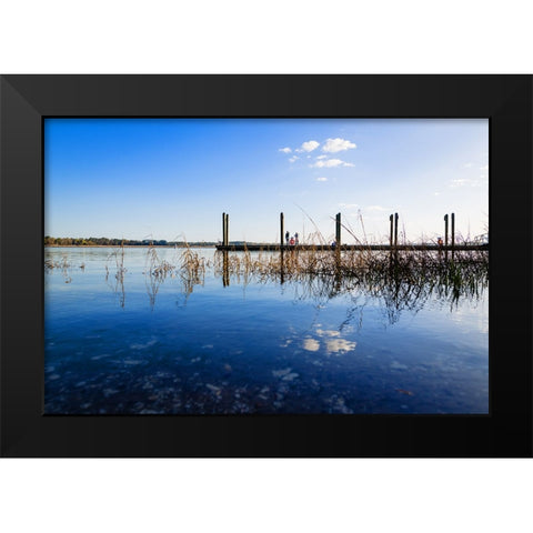 Overlook Black Modern Wood Framed Art Print by Malone, Will