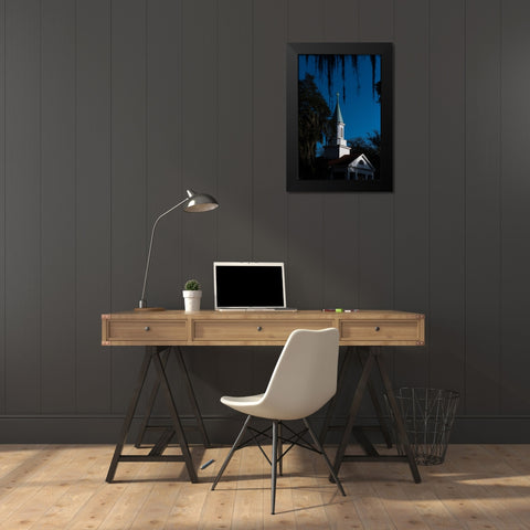 Spanish Moss Steeple Black Modern Wood Framed Art Print by Malone, Will