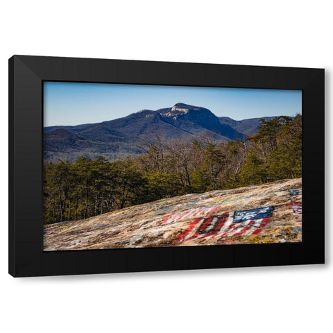 American Graffiti Black Modern Wood Framed Art Print with Double Matting by Malone, Will