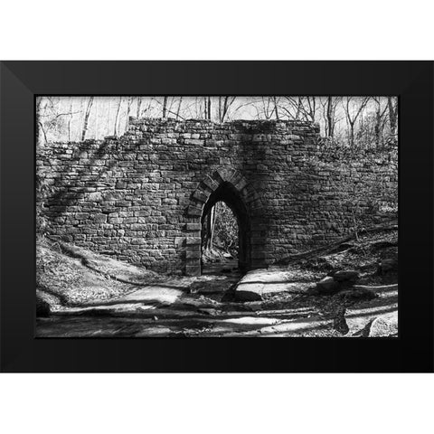 Poinsett Bridge 7 BW Black Modern Wood Framed Art Print by Malone, Will