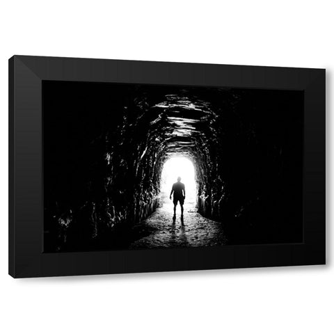 Stumphouse Black Modern Wood Framed Art Print by Malone, Will