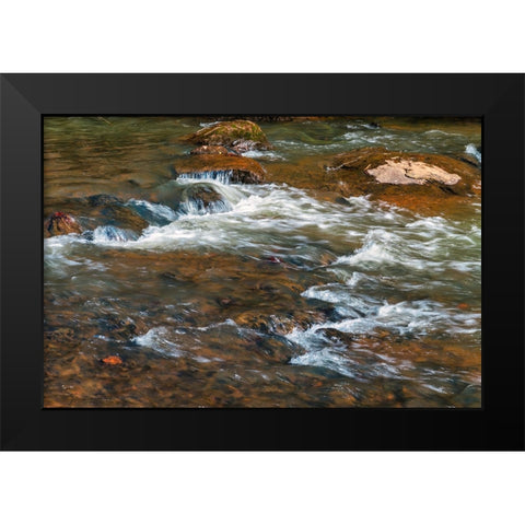 Winter Flow Black Modern Wood Framed Art Print by Malone, Will