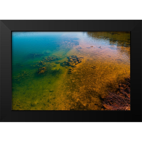 One Manâ€™s Trash Black Modern Wood Framed Art Print by Malone, Will