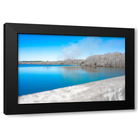 Savannah Smoke Signal Black Modern Wood Framed Art Print with Double Matting by Malone, Will