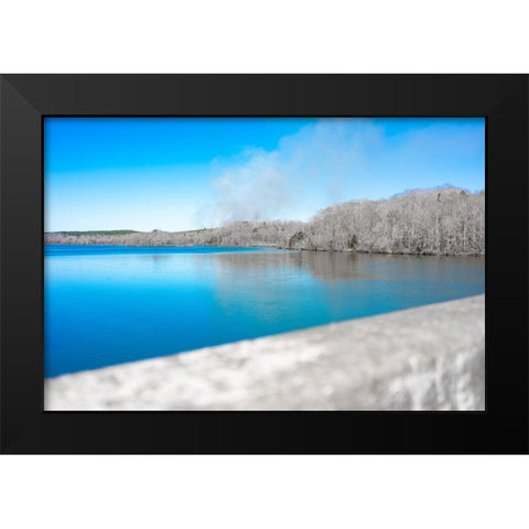 Savannah Smoke Signal Black Modern Wood Framed Art Print by Malone, Will
