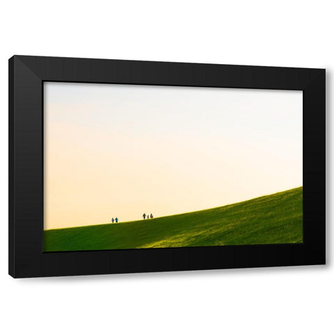 A Long Way 3 Black Modern Wood Framed Art Print by Malone, Will