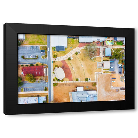 Amphitheater 2 Black Modern Wood Framed Art Print by Malone, Will