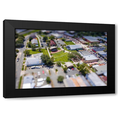 Amphitheater Miniature Black Modern Wood Framed Art Print with Double Matting by Malone, Will