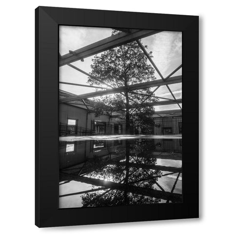 Breakthrough Black Modern Wood Framed Art Print with Double Matting by Malone, Will