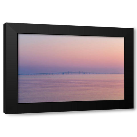 Bridge 2 Black Modern Wood Framed Art Print by Malone, Will