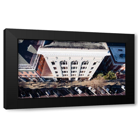 Business Exchange Above 2 Black Modern Wood Framed Art Print by Malone, Will
