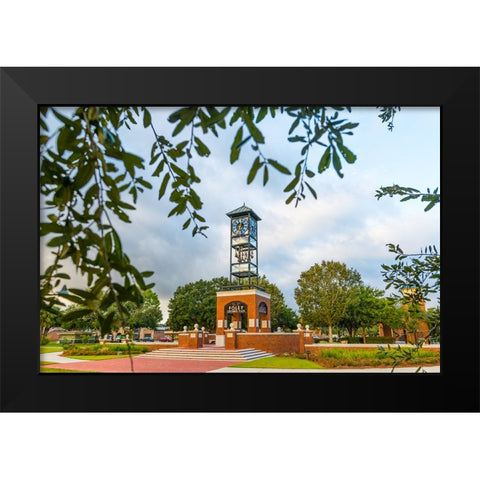 Centennial Plaza 4 Black Modern Wood Framed Art Print by Malone, Will