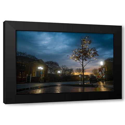 Charlie Brown Tree Black Modern Wood Framed Art Print by Malone, Will