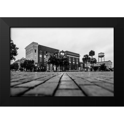 Downtown Thomasville Black Modern Wood Framed Art Print by Malone, Will