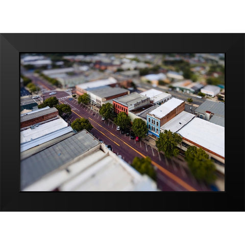 Downtown Thomasville Mini Black Modern Wood Framed Art Print by Malone, Will