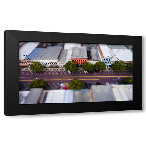 Downtown Thomasville Mini 2 Black Modern Wood Framed Art Print with Double Matting by Malone, Will