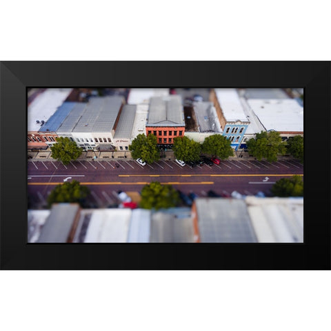 Downtown Thomasville Mini 2 Black Modern Wood Framed Art Print by Malone, Will