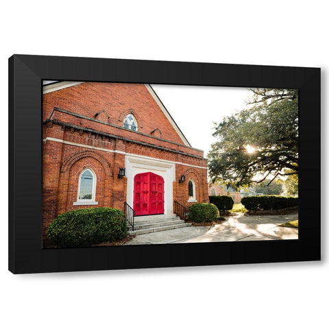 Episcople Church Black Modern Wood Framed Art Print by Malone, Will